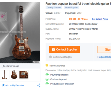 Gebrauchte Gitarre Billige Eigenmarke