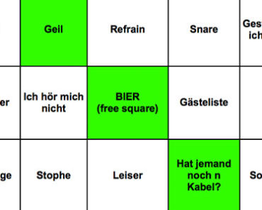 muckerbingo blog Musiker Bingo