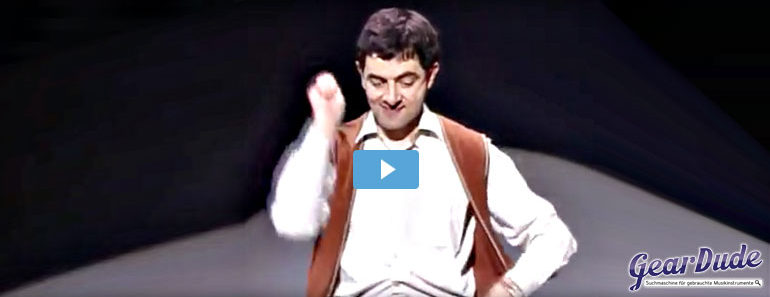 Mr Bean spielt Schlagzeug